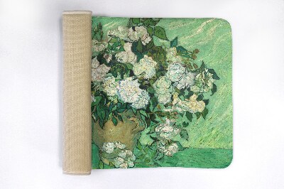 Dywanik antypoślizgowy do łazienki Dywanik antypoślizgowy do łazienki Van Gogh Róże