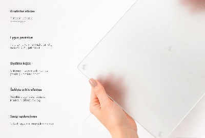 Deska do krojenia w półtransparentnym, prostokątnym kształcie