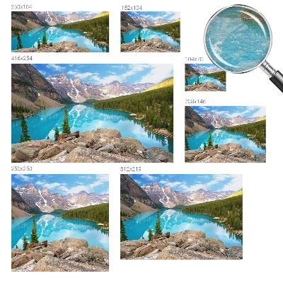 Fototapeta na ścianę Niebieskie jezioro