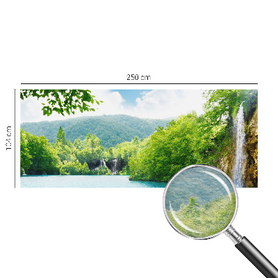 Dekoracyjna fototapeta na ścianę z motywem naturalnego wodospadu