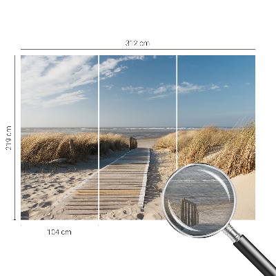 Fototapeta fizelinowa do sypialni Morska ścieżka