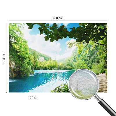 Fototapeta na ścianę w naturalnych odcieniach tworząca przytulną oazę