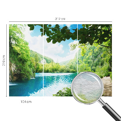 Fototapeta na ścianę w naturalnych odcieniach tworząca przytulną oazę