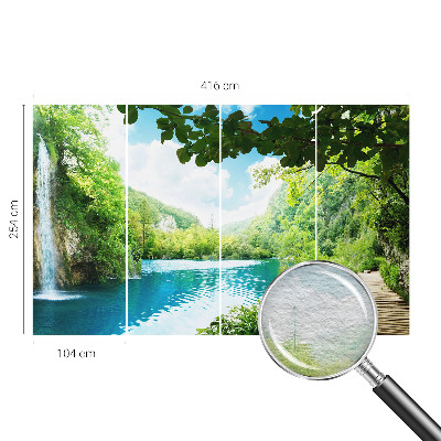 Fototapeta na ścianę w naturalnych odcieniach tworząca przytulną oazę