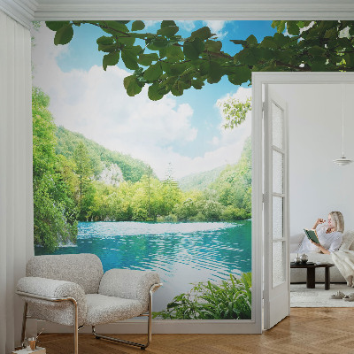 Fototapeta na ścianę w naturalnych odcieniach tworząca przytulną oazę