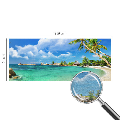 Dekoracyjna fototapeta na ścianę z motywem tropikalnego raju