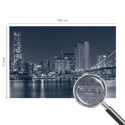 Fototapeta fizelinowa z nadrukiem Fototapeta fizelinowa z nadrukiem Nocne miasto