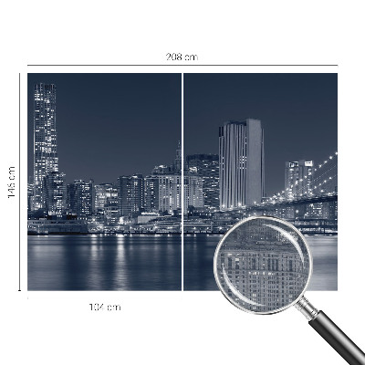 Fototapeta fizelinowa z nadrukiem Fototapeta fizelinowa z nadrukiem Nocne miasto