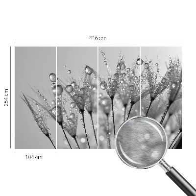 Fototapeta fizelinowa do sypialni Mokra delikatność