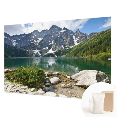 Nowoczesna fototapeta do salonu Górskie jezioro