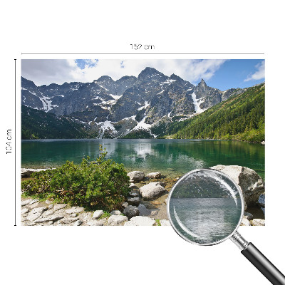 Nowoczesna fototapeta do salonu Górskie jezioro