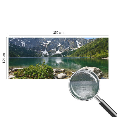 Nowoczesna fototapeta do salonu Górskie jezioro