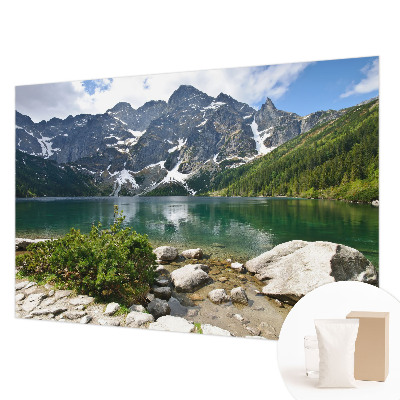 Nowoczesna fototapeta do salonu Górskie jezioro