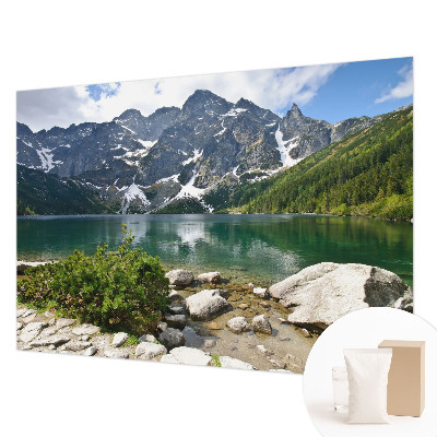 Nowoczesna fototapeta do salonu Górskie jezioro