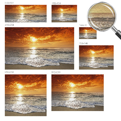 Fototapeta fizelinowa z nadrukiem Oceaniczne fale