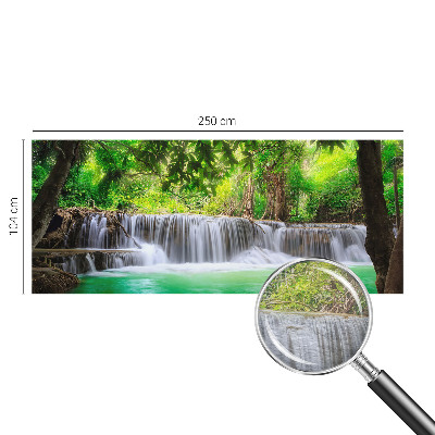 Tapeta fotograficzna z motywem leśnego wodospadu
