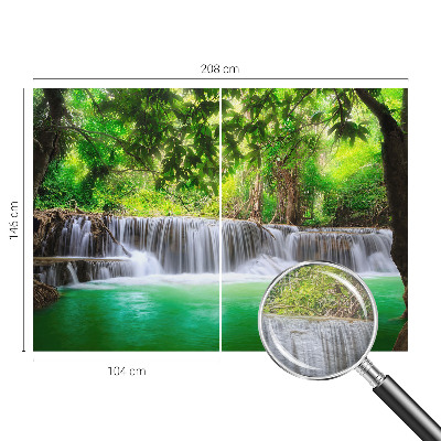 Tapeta fotograficzna z motywem leśnego wodospadu