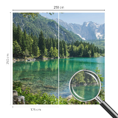 Fototapeta fizelinowa do sypialni Zielone jezioro