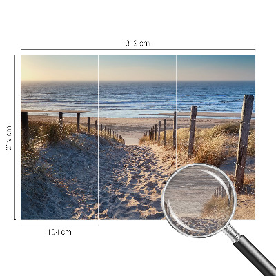 Tapeta fotograficzna z motywem plażowej ścieżki
