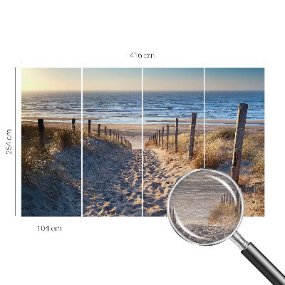 Tapeta fotograficzna z motywem plażowej ścieżki