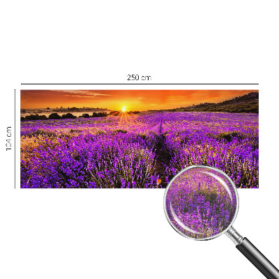 Dekoracyjna fototapeta na ścianę z motywem lawendowego zachodu