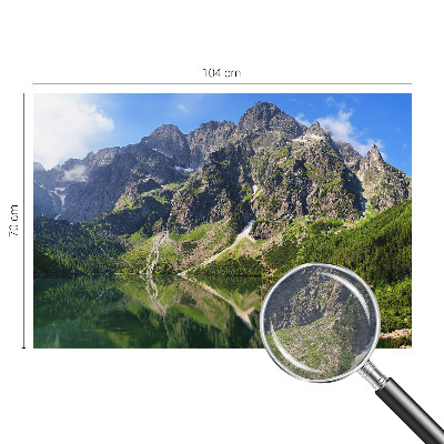 Fototapeta fizelinowa z nadrukiem Malownicze góry