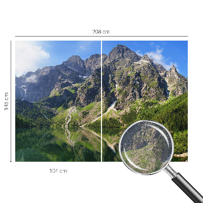 Fototapeta fizelinowa z nadrukiem Malownicze góry