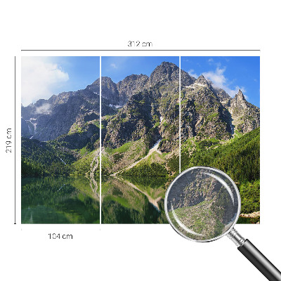 Fototapeta fizelinowa z nadrukiem z motywem malowniczych gór