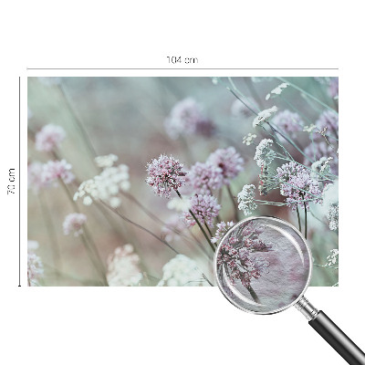 Nowoczesna fototapeta do salonu Polne kwiaty