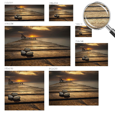 Fototapeta fizelinowa z nadrukiem Fototapeta fizelinowa z nadrukiem Zachód słońca