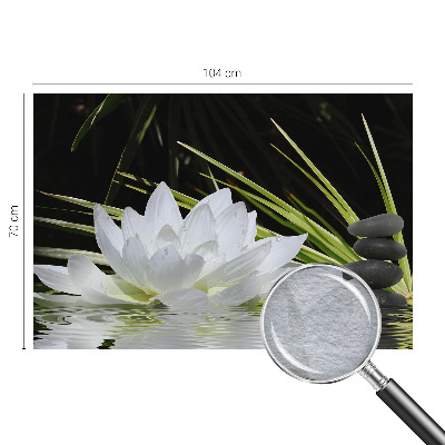 Fototapeta fizelinowa do sypialni z motywem lilii o nazwie 