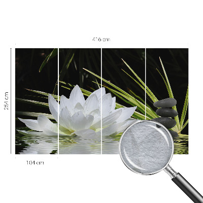 Fototapeta fizelinowa do sypialni z motywem lilii o nazwie 