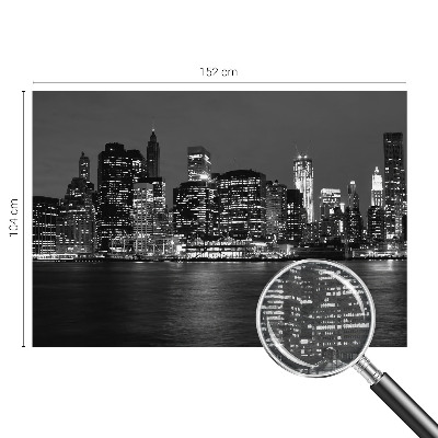 Nowoczesna fototapeta do salonu Nowoczesna fototapeta do salonu Nocna metropolia