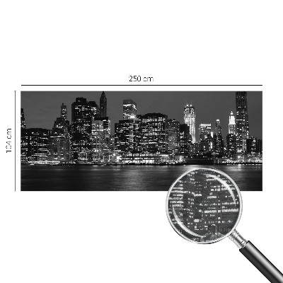 Nowoczesna fototapeta do salonu Nowoczesna fototapeta do salonu Nocna metropolia