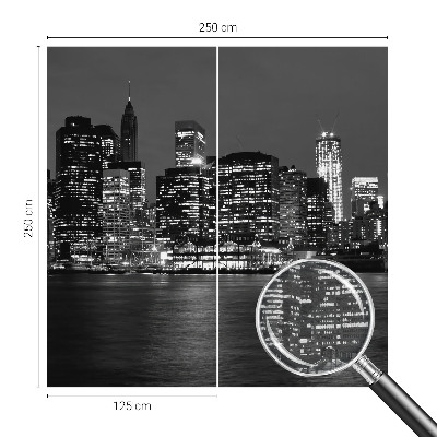 Nowoczesna fototapeta do salonu Nowoczesna fototapeta do salonu Nocna metropolia