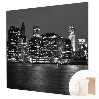 Nowoczesna fototapeta do salonu Nowoczesna fototapeta do salonu Nocna metropolia