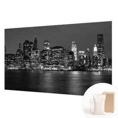 Nowoczesna fototapeta do salonu Nowoczesna fototapeta do salonu Nocna metropolia