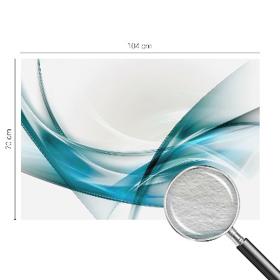 Nowoczesna fototapeta do salonu Niebieskie fale