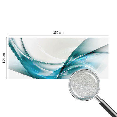 Nowoczesna fototapeta do salonu Niebieskie fale