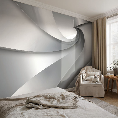 Fototapeta fizelinowa z nadrukiem z motywem geometrycznych spiral
