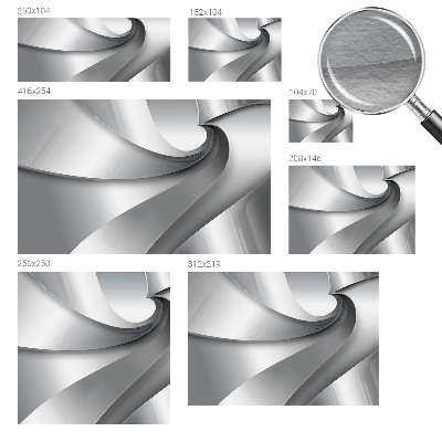 Fototapeta fizelinowa z nadrukiem z motywem geometrycznych spiral