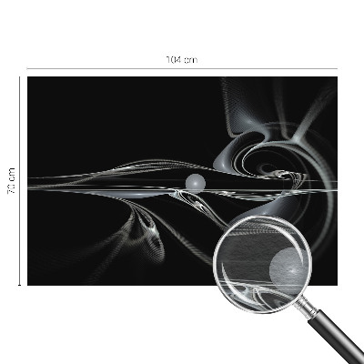 Fototapeta fizelinowa do sypialni Płynne linie