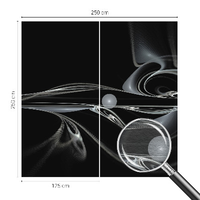 Fototapeta fizelinowa do sypialni Płynne linie