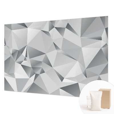 Fototapeta fizelinowa do sypialni z abstrakcyjnym geometrycznym motywem