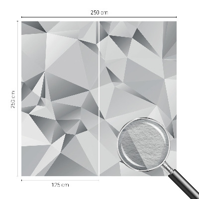 Fototapeta fizelinowa do sypialni z abstrakcyjnym geometrycznym motywem