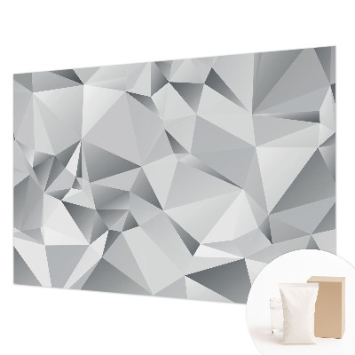 Fototapeta fizelinowa do sypialni z abstrakcyjnym geometrycznym motywem