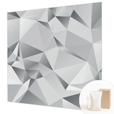 Fototapeta fizelinowa do sypialni z abstrakcyjnym geometrycznym motywem
