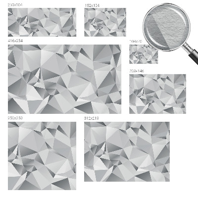 Fototapeta fizelinowa do sypialni z abstrakcyjnym geometrycznym motywem