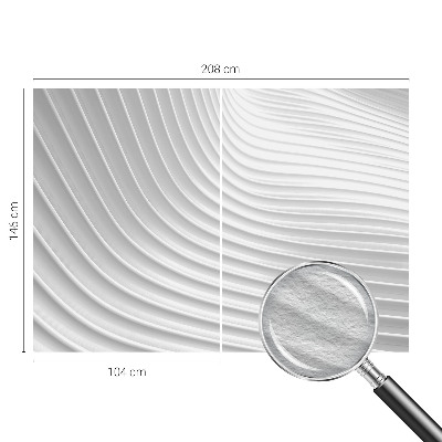 Fototapeta fizelinowa z nadrukiem Eleganckie fale