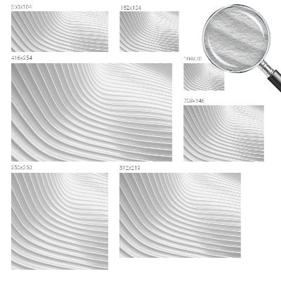 Fototapeta fizelinowa z nadrukiem Eleganckie fale